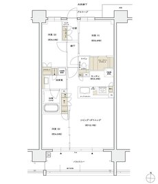 シエリア泉一丁目 間取り B TYPE