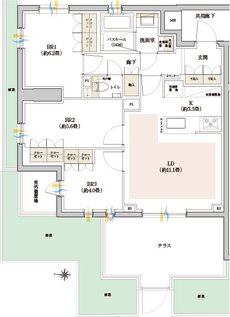 イノバス武蔵境 間取り Etタイプ