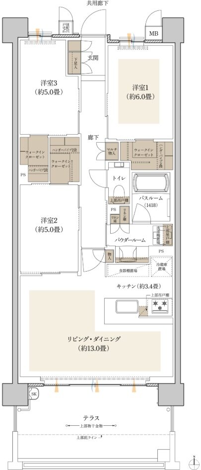 プレミスト甲子園口 間取り Dt type