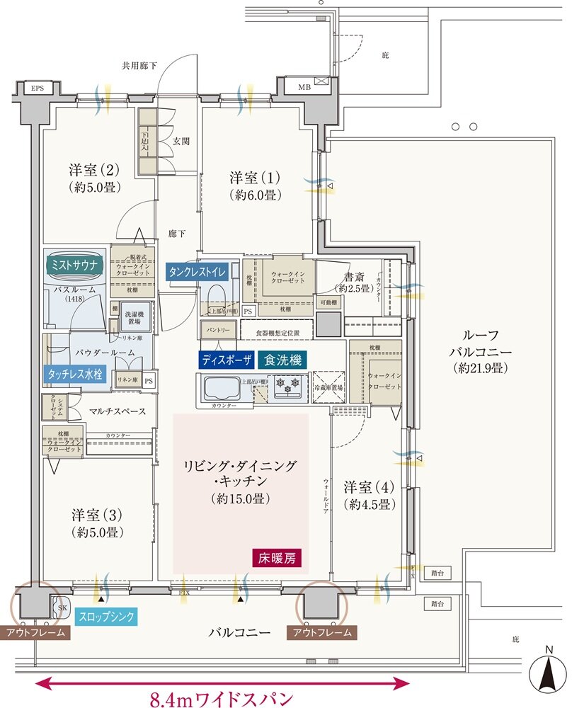エクセレントシティ稲城 THE GARDEN 間取り Ir type
