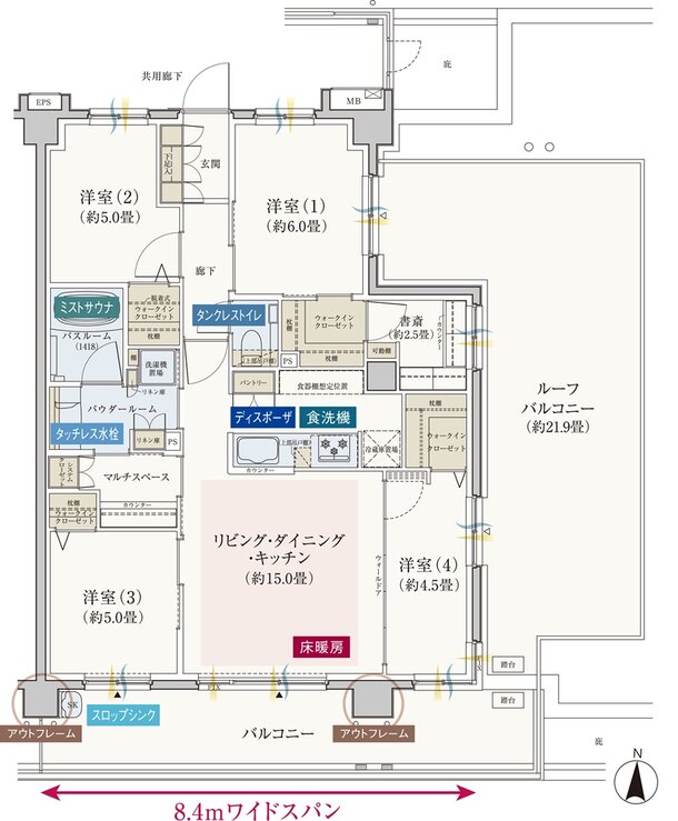 エクセレントシティ稲城 THE GARDEN 間取り Ir type