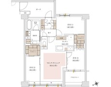 パークホームズ吉祥寺東町 間取り M2タイプ