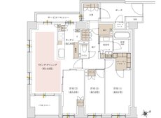 パークホームズ吉祥寺東町 間取り Aタイプ