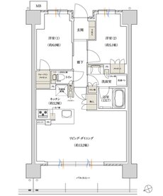 ジェイグラン シティ 淡路 間取り AC-type