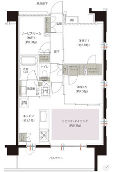 レーベン志木幸町 間取り F1 type