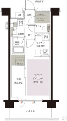 レーベン志木幸町 間取り H3 type