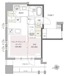 レジデンシャル高円寺 間取り A TYPE