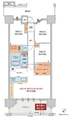 ヴェルディ呉本通［ヴィアーレ］ 間取り B1 type（1階）