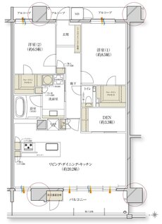 レ・ジェイド川西能勢口駅前 間取り I type メニュー3