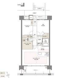フローレンス尾道栗原ソラテラス 間取り Dタイプ MENU PLAN 1 無償