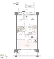 フローレンス尾道栗原ソラテラス 間取り Dタイプ MENU PLAN 2 無償