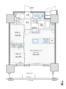 デュオヒルズ高取 間取り Bタイプ
