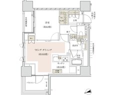 ザ・パークハウス 横浜山下町 間取り B TYPE［先着順］