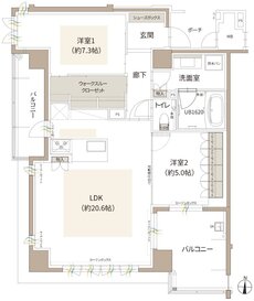 オーヴィジョン桜坂 間取り A type