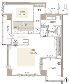 オーヴィジョン桜坂 間取り A type【MANU PLAN】