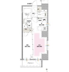 イノバス浅草橋 間取り Bタイプ
