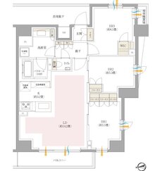 イノバス蔵前 間取り D2タイプ