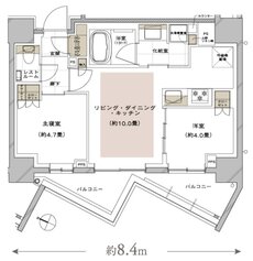 ディアナコート文京白山 間取り E type