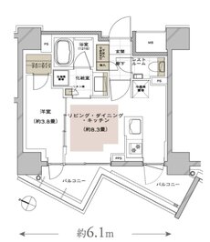 ディアナコート文京白山 間取り F type