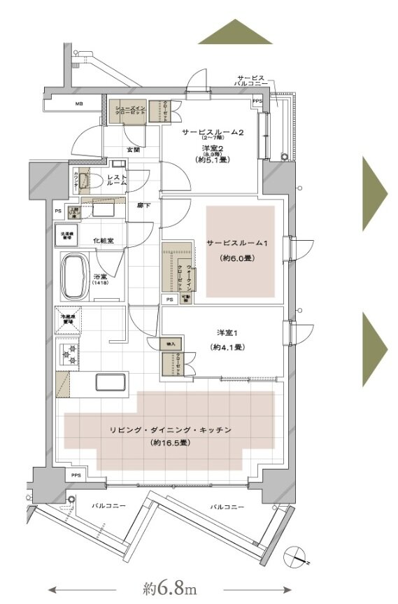ディアナコート文京白山 間取り A TYPE