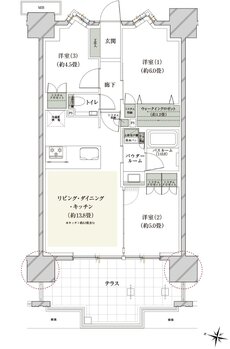 ヴェレーナ亀戸中央公園 間取り Ct type