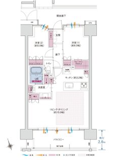 ポレスター米原駅前 間取り B・BGタイプ