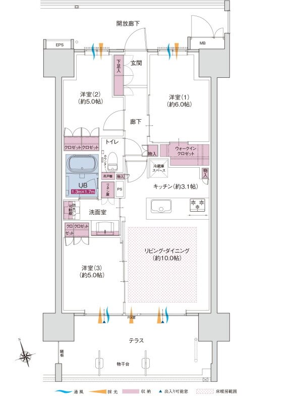 ポレスター米原駅前 間取り CGタイプ
