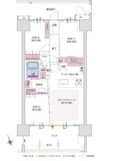 ポレスター米原駅前 間取り CGタイプ