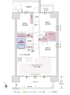 ポレスター米原駅前 間取り Dタイプ