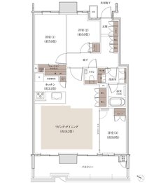 パークホームズ千田町 間取り Gタイプ