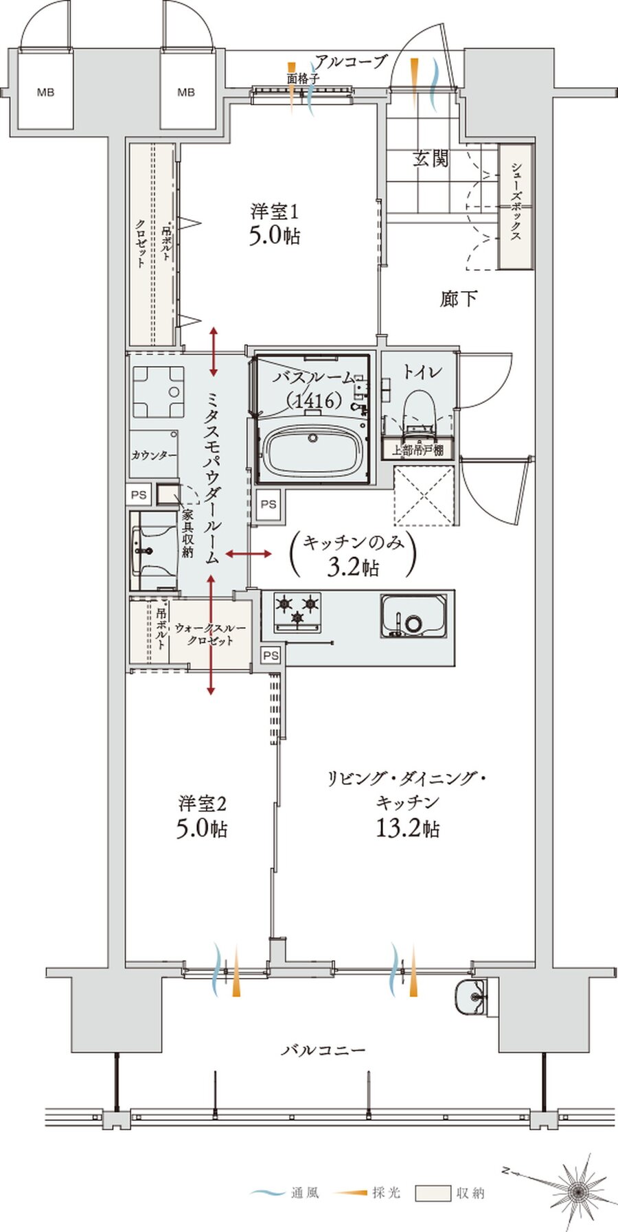 アルファステイツ神宮参道 間取り CTYPE