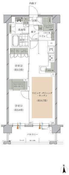 オーベルアーバンツ東武練馬 間取り D TYPE