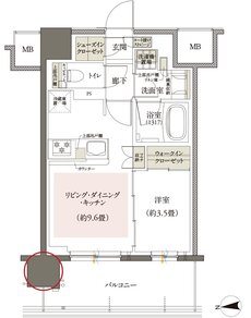 オーベル六町レジデンス 間取り G type