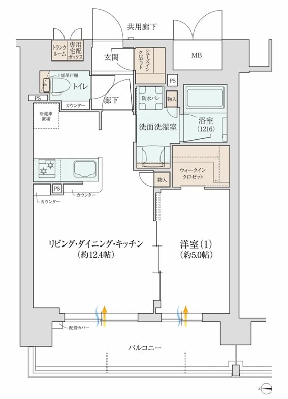 KYOTO COCO CITY 間取り C type[CUBE]