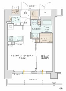 KYOTO COCO CITY 間取り C type[CUBE]