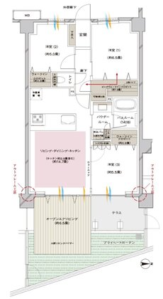ヴェレーナ辻堂 間取り COL type
