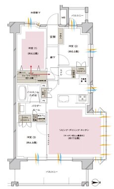 ヴェレーナ辻堂 間取り G type
