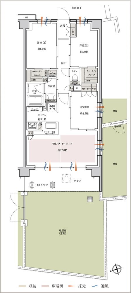 サンクレイドル新小岩II 間取り Gg TYPE