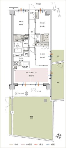 サンクレイドル新小岩II 間取り Gg TYPE