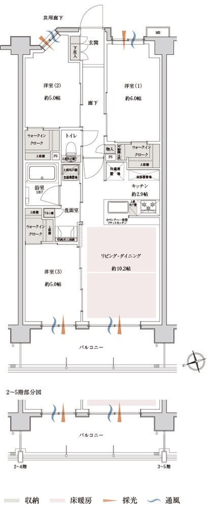 サンクレイドル新小岩II 間取り D type