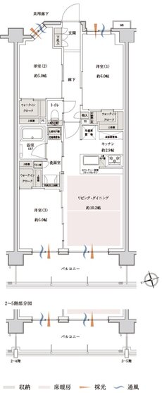 サンクレイドル新小岩II 間取り D type