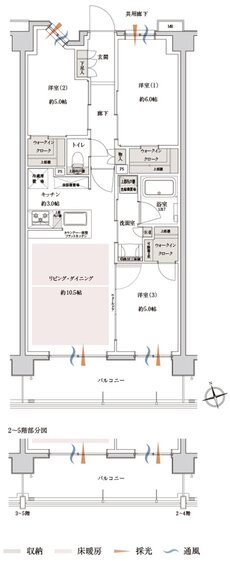 サンクレイドル新小岩II 間取り J type