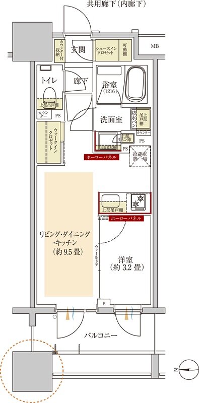 リビオ浅草 間取り C1タイプ