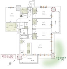 レクシア水前寺公園 間取り G type