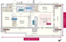 エクセレントシティ市川ザ・プレイス 間取り D1 type