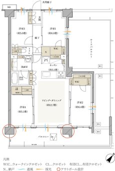 ウィズスイート鶴瀬 ザ・レジデンス 間取り R1r type