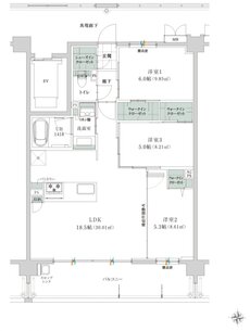 グリーンヒル明野西IIレジデンス 間取り B type