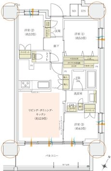 イニシア金町レジデンス 間取り D type