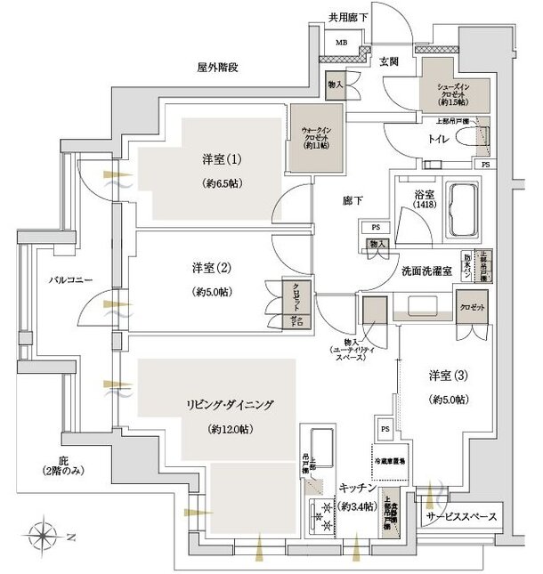 ジオ飯田橋 間取り A type