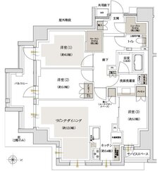 ジオ飯田橋 間取り A type